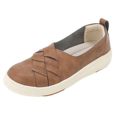 Pansy盼喜编织一脚蹬软面底女鞋