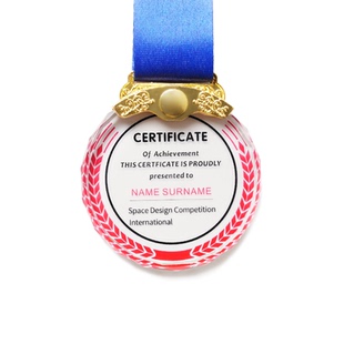 奖牌定制定做创意水晶奖杯校运动会企业商务舞蹈音乐培训纪念颁奖