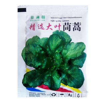 爽脆味香精选大叶茼蒿种子品质好