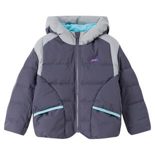 漫画家童装年冬新款轻户外运动型teflon三防足球格易打理羽绒服