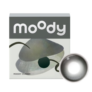 []moody美瞳蓝色日抛随心搭系列高光彩色隐形眼镜10片装专享
