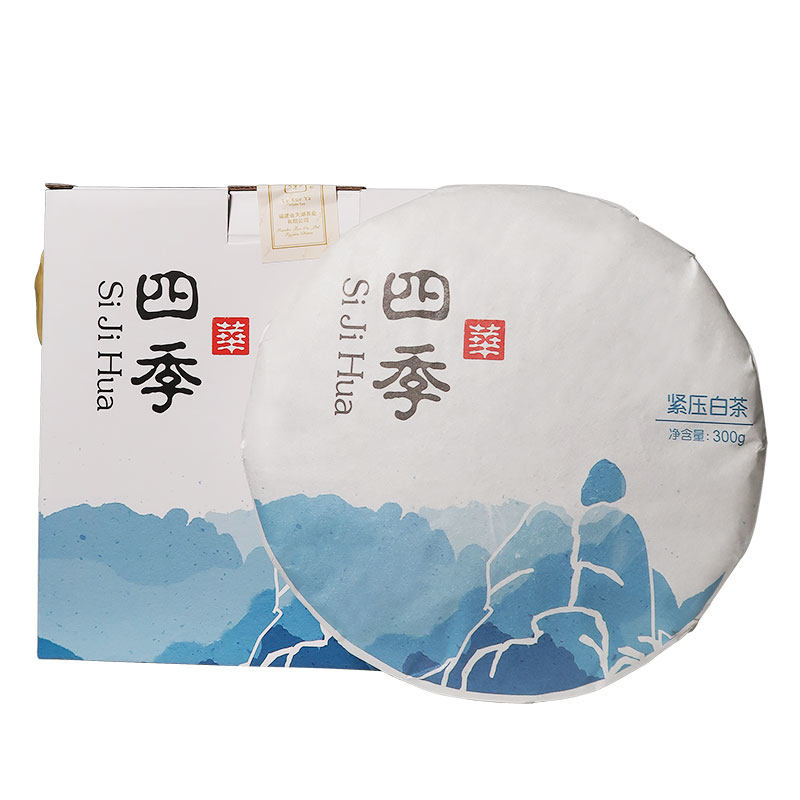 问叶福鼎白茶2015年高山寿眉老白茶饼四季华6饼提盒装