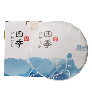 绿雪芽10年陈老白茶饼6饼收藏装