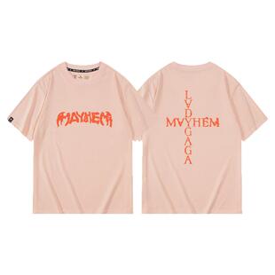 LadyGaga巡演MAYHEM专辑周边短袖粉丝应援服t恤纯棉休闲夏潮男女