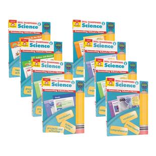 Evan Moor Skill Sharpeners Science PreK-G6 美国加州幼儿园小学教辅 技能铅笔刀系列科学练习册 英文原版进口图书