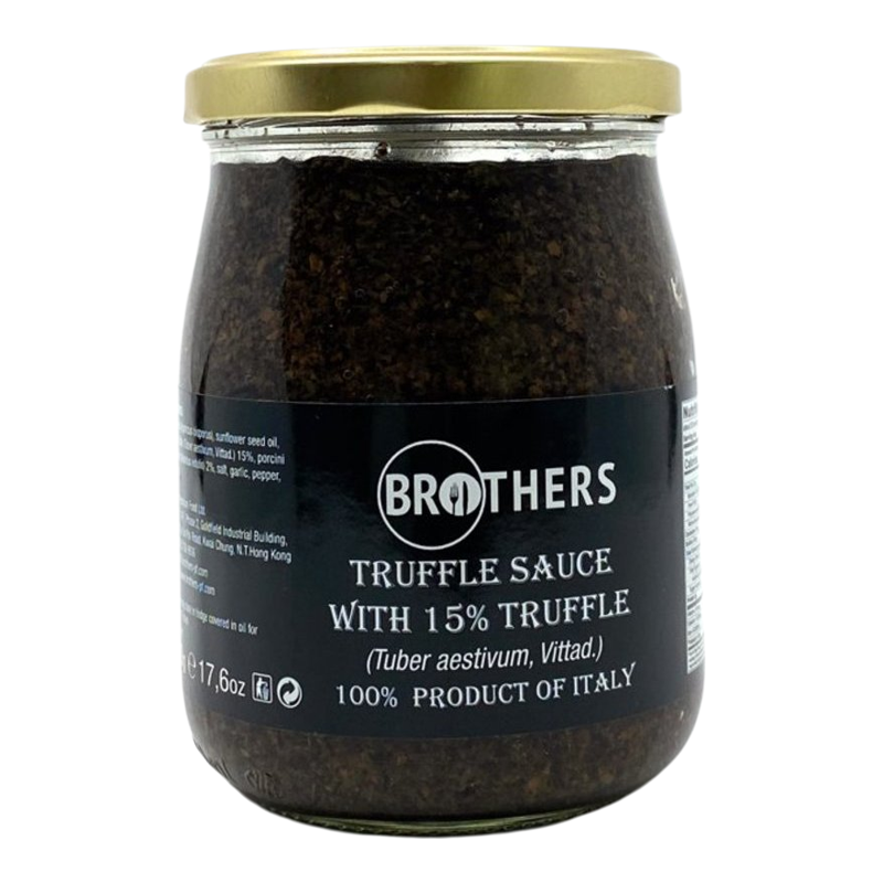 BROTHERS 意大利15%优质黑松露500g酱类调料调味酱美味特产松露酱