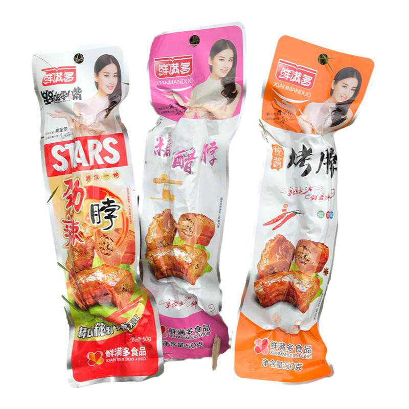 鲜满多劲辣脖子烤鸡脖秘酱糖醋味