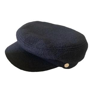 帽帽家  韩国八奶thebarnnet帽子fever羊毛鸭舌帽金扣气质报童帽