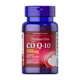 普丽普莱 q10软胶囊 COQ-10保护心脏抗氧化 高含量100mg*120粒/瓶