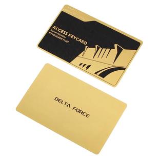 三角洲行动全套房卡 金属卡钥匙卡金卡黑卡白卡总裁卡可启动游戏