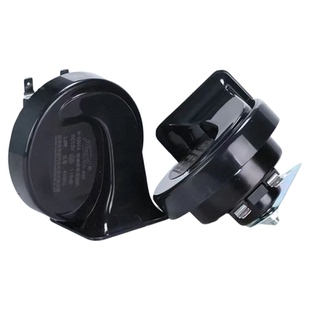 汽车蜗牛喇叭12v超响防水鸣笛高音低音正品改装双音摩托车通用24v