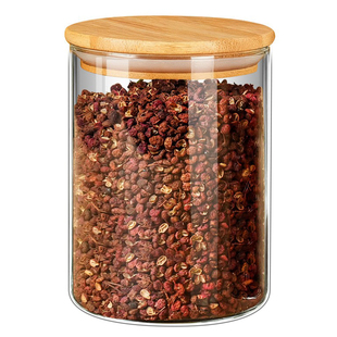 香料收纳盒家用厨房调料罐密封防潮玻璃花椒八角分装大料罐食品级
