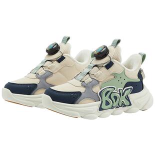 bduck小黄鸭童鞋男童纽扣运动鞋冬季加绒黑色保暖鞋儿童二棉鞋子