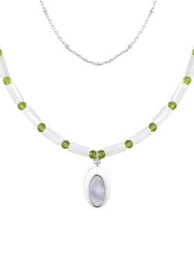 【自营】VITARING项链女双层叠带竹节锁骨链小众设计欧美首饰