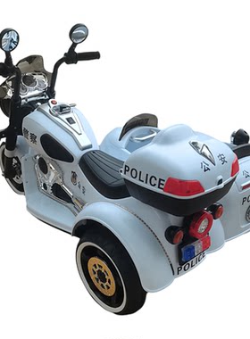 二胎双座电动车摩托车警车