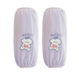 袖套女新款可爱长款成人学生耐脏套袖秋冬羽绒服工作办公室护袖头