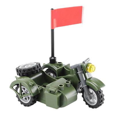 二战军事侧边三轮摩托车