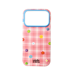 uodycoco原创彩色磁吸手机壳高颜值撞色拼接Apple/苹果手机保护套适用iPhone17 pro max防摔保护镜头壳子