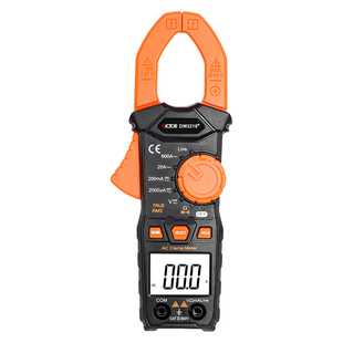 胜利数字钳形表万用表DM3218+高精度袖珍数显交直流钳型电流表笔