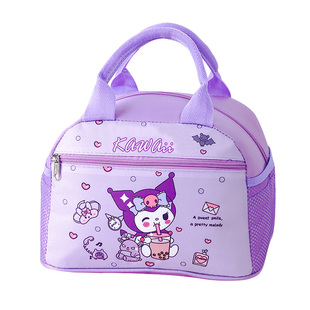 学生饭盒袋卡通可爱便当包防水大号上班带饭午餐包儿童餐盒保温袋