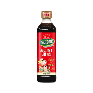 海天添丁甜醋450ml广式月子醋猪脚姜醋凉拌蘸饺子醋汁家用调味料