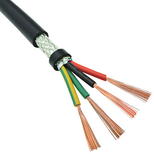 屏蔽线2 3 4芯rvvp纯铜信号线抗干扰 0.5 0.75平方音频传感器国标