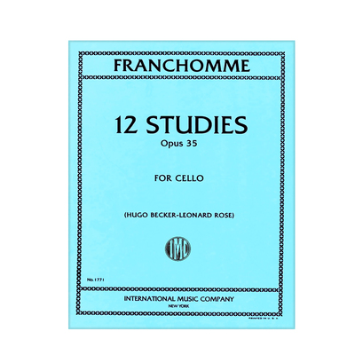 弗朗肖姆大提琴练习曲op35