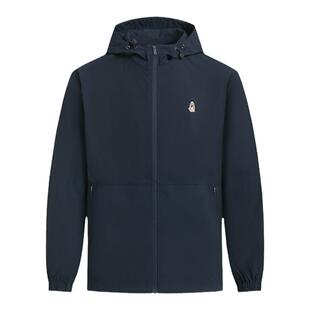 【抗UV防晒面料】暇步士男装春季弹力有型户外休闲连帽外套不易皱