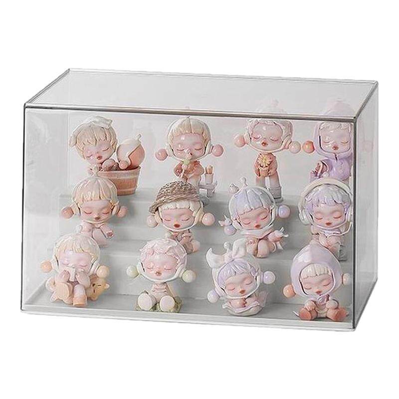 手办盲盒展示盒亚克力透明防尘架