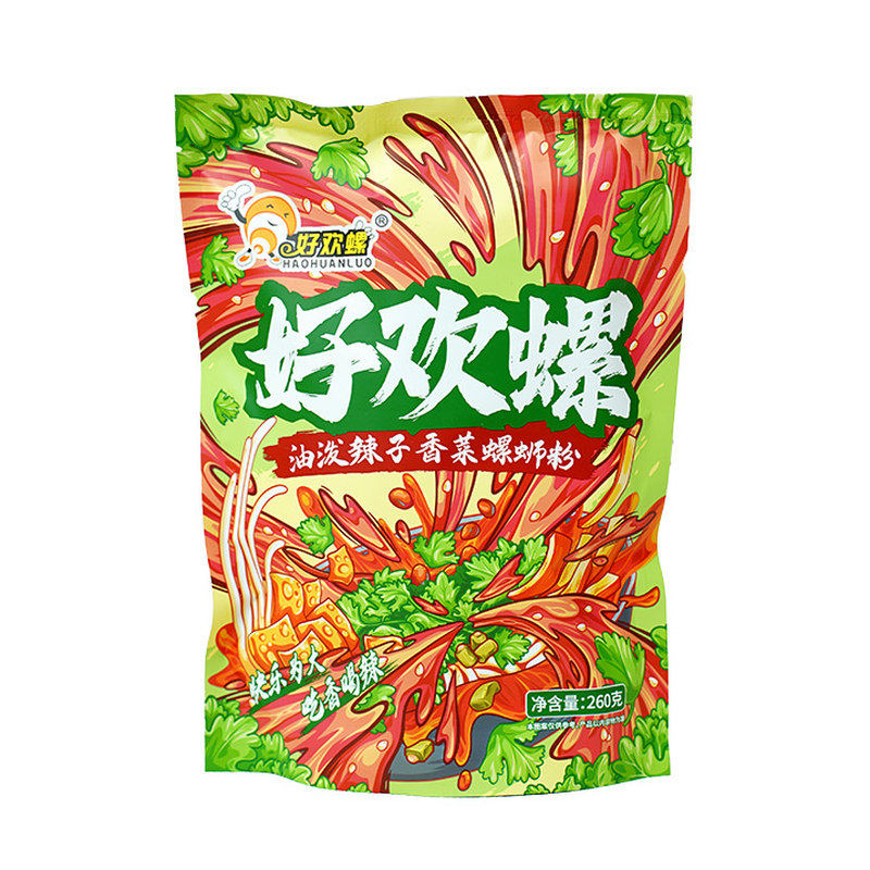 好欢螺香菜螺蛳粉油泼辣子新口味柳州香辣米粉酸辣粉速食米粉临期