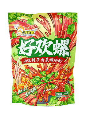 好欢螺香菜螺蛳粉油泼辣子新口味柳州香辣米粉酸辣粉速食米粉临期