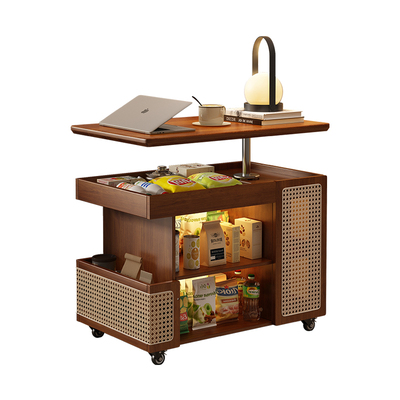 馨佰利中古风可折叠升降移动茶几