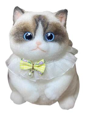 正版仿真猫咪捏捏乐解压定制玩具