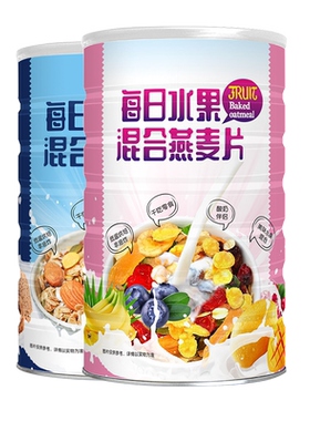 冲饮代餐粥1000g水果燕麦片免煮