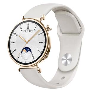 适用华为GT5/4 41mm手表带gt3陶瓷雅致女款watch4Pro防水硅胶腕带