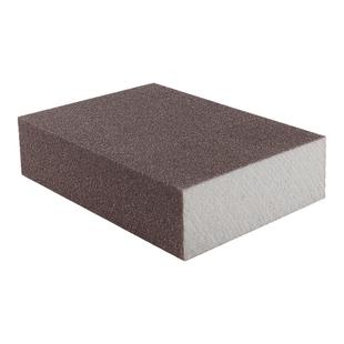 海绵砂纸块木工家具金属除锈抛光打磨工具180目220目60四面沙纸砖