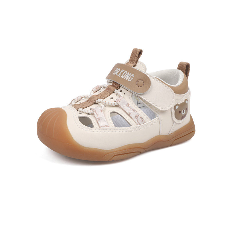 Dr.Kong江博士童鞋薄底赤足步前鞋软底透气2026夏款男女婴儿凉鞋