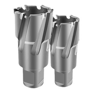 日本空心钻头取芯磁力钻钻头不锈钢打孔金属合金厚钢板开孔器35mm