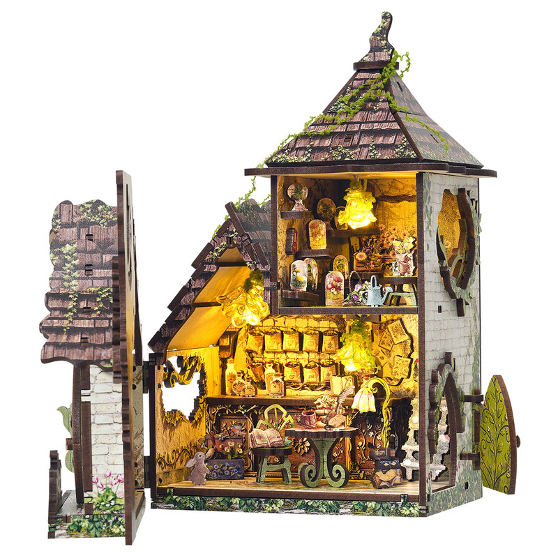 叶栖梦境森系治愈3D手工diy小屋