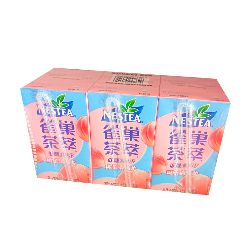雀巢茶萃青提柠檬桃子乌龙饮料