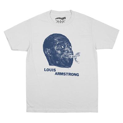 LouisArmstrong爵士纯棉短袖T恤