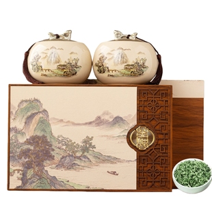 送礼茶叶礼盒装花果香碧螺春绿茶高级高档春节过年送礼品长辈领导