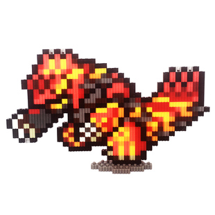 精灵宝可梦红宝石绿宝石拼装手办摆件固拉多盖欧卡烈空坐火红叶绿