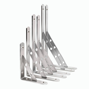 三角支架墙上托架置物架不锈钢加厚承重支撑架直角固定器角铁隔板