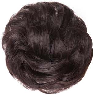 花苞丸子头假发发圈升级加大增发量蓬松假发包高颅顶发髻盘发神器