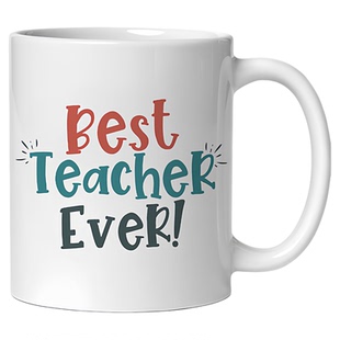 Best teacher Ever 毕业季送老师礼物教师节2025年新款陶瓷马克杯