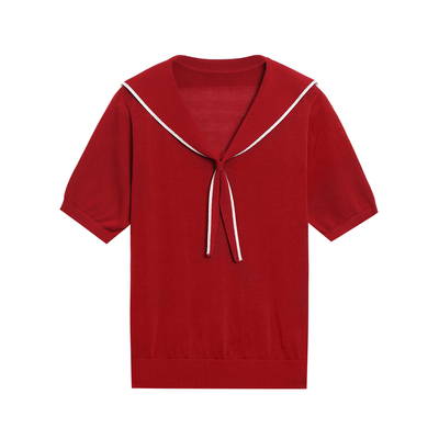 恒源祥冰丝针织年轻妈妈薄款小衫