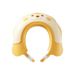 宝贝足迹宝宝洗头神器儿童挡水帽婴儿防水护耳小孩洗澡浴帽洗发帽