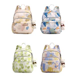 ins时尚韩版母婴妈妈包2024年新款中号妈咪包轻便背包溜娃小背包