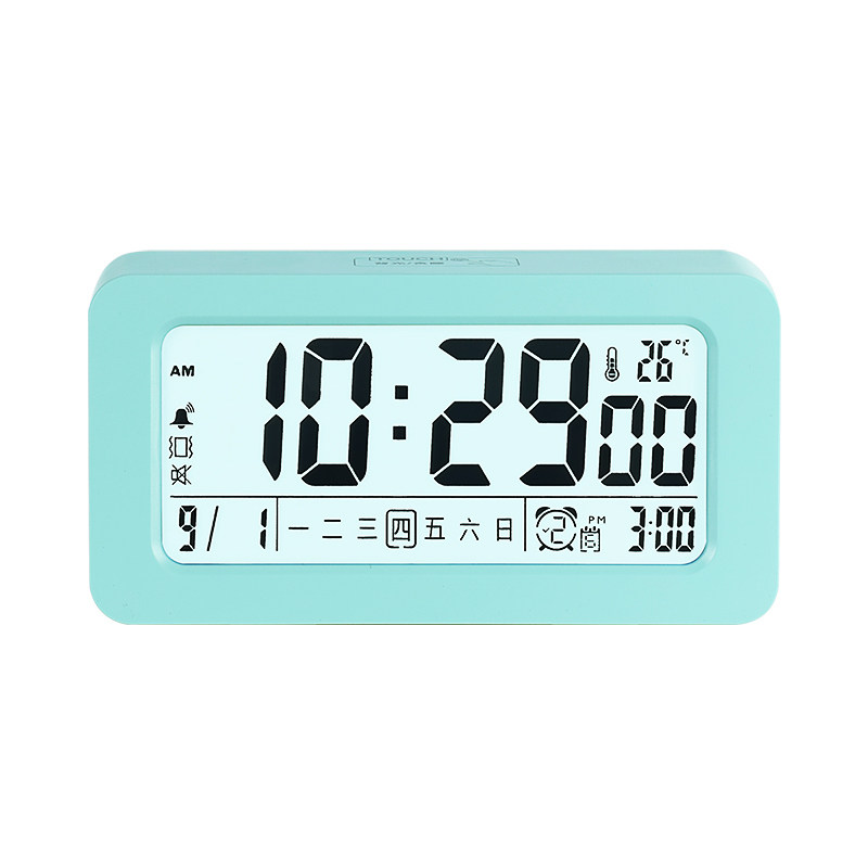 现代多功能学生智能静音电子闹钟